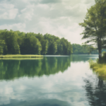 Ensuring Continuous Safety: Maintenance Tips for Lake Water - Image of a professional installing a water filtration system near a pristine lake.