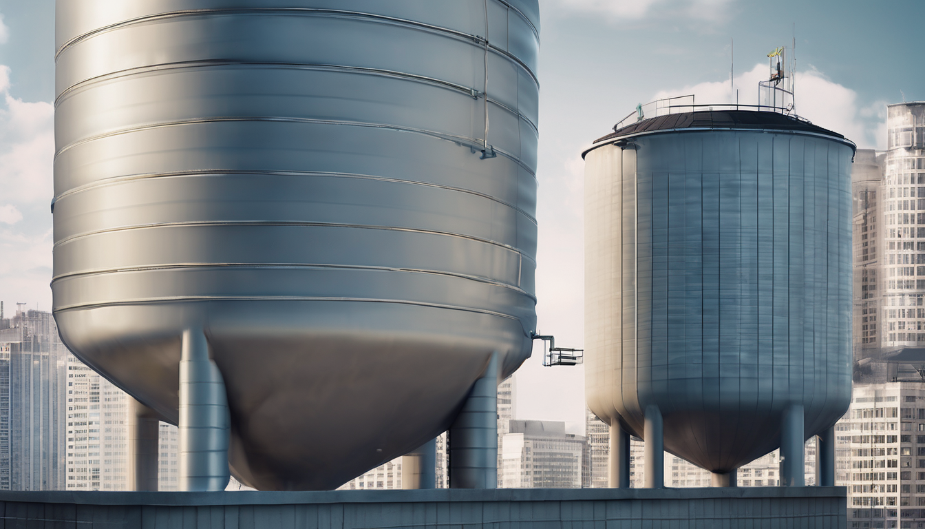 Frequency of Water Tank Cleaning for High-Rise Buildings - Proper water tank cleaning process in high-rise buildings to ensure safe and clean drinking water.