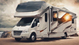Potential Risks of Using High-Concentration Solutions in RV - A technician wearing protective gear inspecting an RV water tank