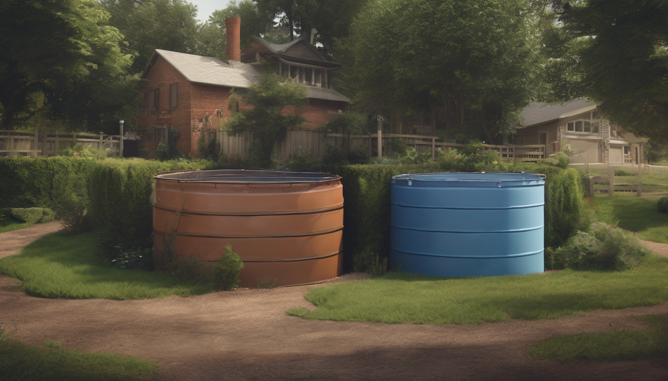 How to prevent underground water tanks from buckling - professional technician inspecting a water tank during an inspection.