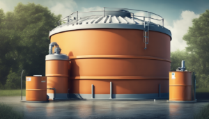 Why Water Tank Cleaning is Crucial for Hygiene and Health - Professional cleaning technician in protective gear with disinfectant solution.