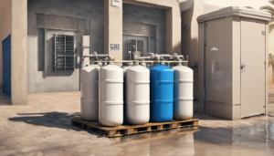 Safe Water Storage Cleaning Practices in Dubai Apartments - A professional technician inspecting an apartment water tank.