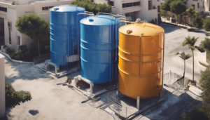 Apartment Water Tank Cleaning Cost in Dubai - professional technician servicing building water tank