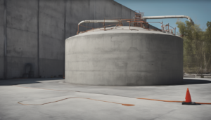 Concrete Tank Cleaning Disinfection - Best Practices For Concrete Tank Cleaning & Disinfection - professional technician p...