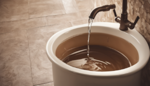 Causes of Brown Hot Water in Dubai Homes - sediment accumulation in water heater