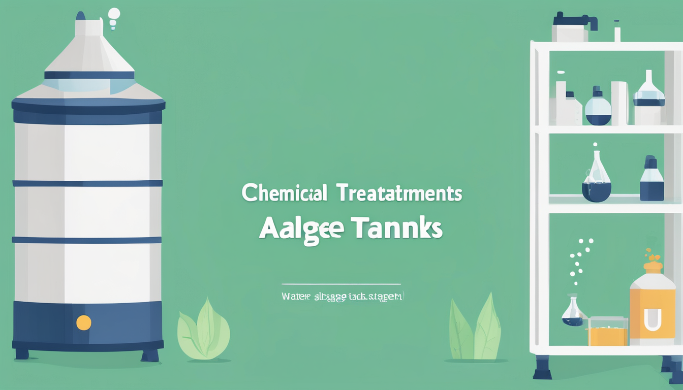 Chemical Treatments for Algae in Water Storage Tanks - professional application process
