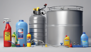 Choosing Water Tank Cleaning Chemicals Safely - professional disinfectant application in Dubai water tank