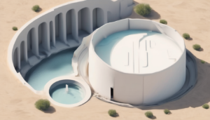 How to Clean Underground Water Tanks Sharjah - professional technician performing tank inspection