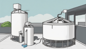 DIY Rooftop Water Tank Inspection Safety Tips - proper safety equipment demonstration