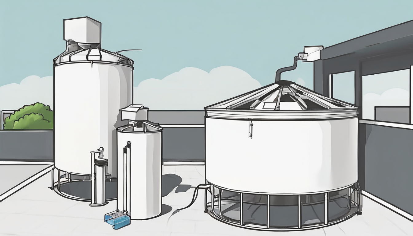 DIY Rooftop Water Tank Inspection Safety Tips - proper safety equipment demonstration