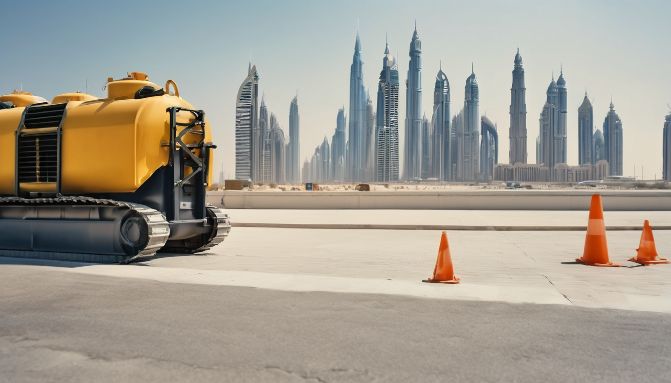 Dubai Municipality Guidelines for Tank Disinfection - professional technician performing approved disinfection procedure