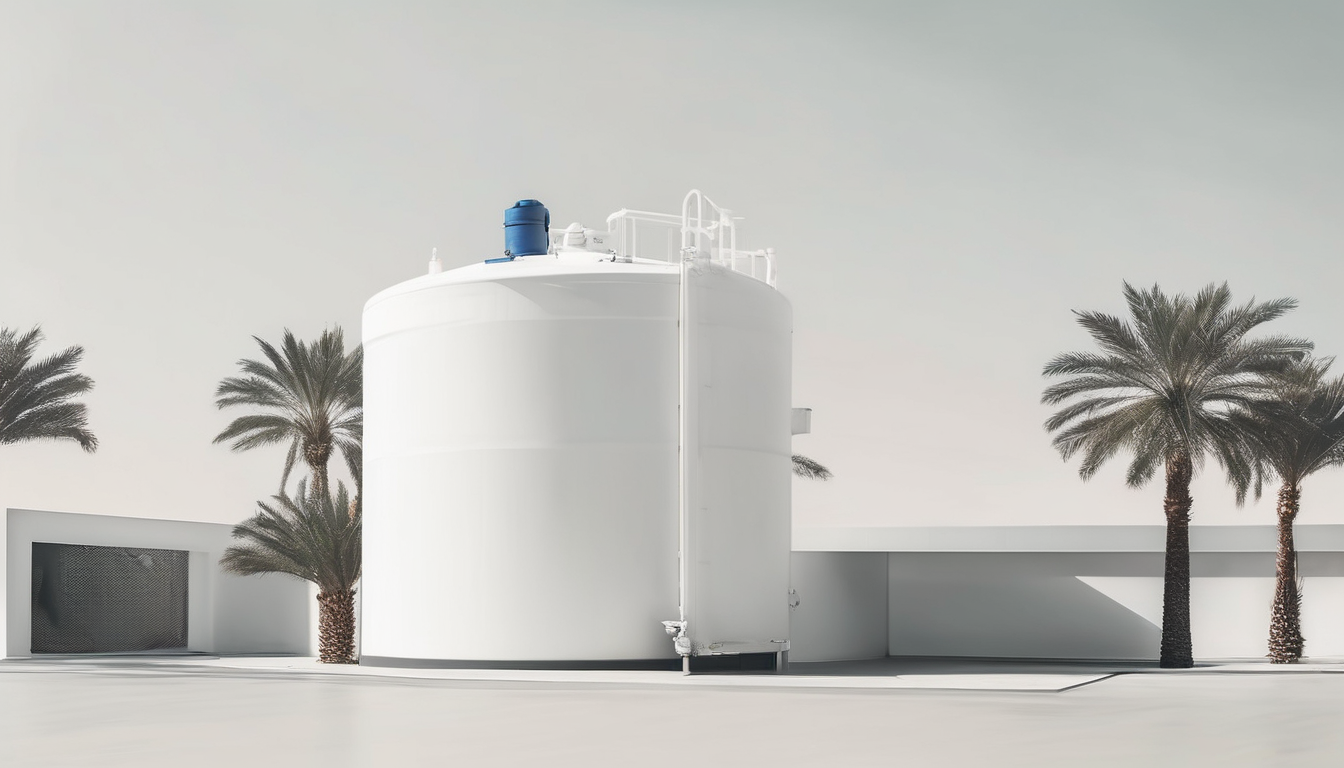 Dubai Municipality Water Tank Cleaning Regulations - professional technician performing compliance inspection