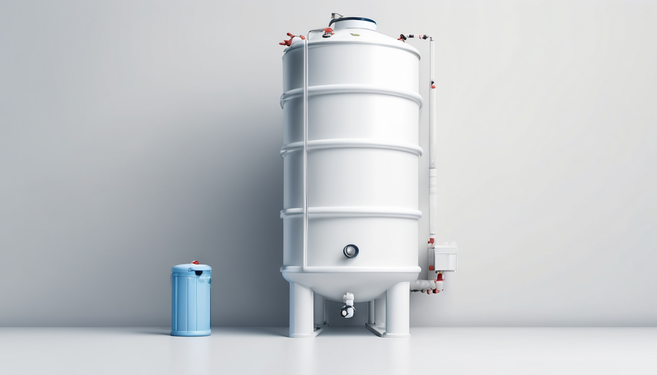 Legionella Prevention in UAE Water Tanks - professional technician performing water disinfection
