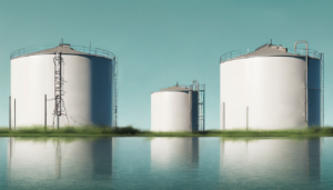 Preventing Algae Growth in Water Storage Tanks - professional technician inspecting clean water tank interior