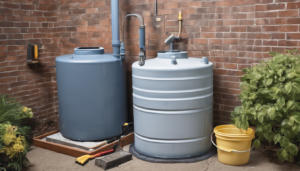 Professional vs DIY Water Tank Cleaning Comparison - technician performing professional tank cleaning in Dubai