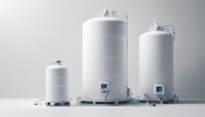 Professional Water Tank Disinfection Methods Dubai - technician applying disinfectant in residential water storage tank