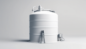 Professional Water Tank Disinfection Process Dubai - technician applying disinfectant