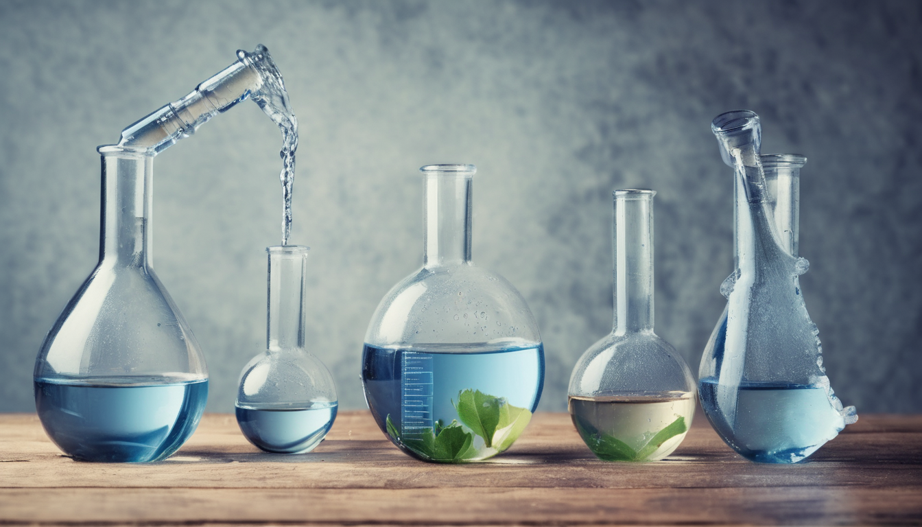 Professional water testing methods for tank safety - technician collecting water sample