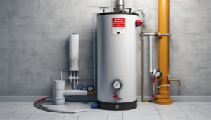 Sediment Removal From Water Heater Tanks - professional technician flushing system