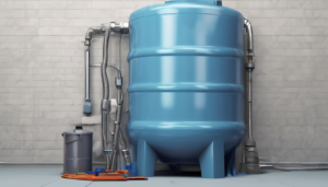 Step-by-Step Apartment Water Tank Cleaning Process - professional technician performing tank inspection