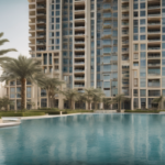 Testing water quality in Dubai residential buildings - professional technician collecting water samples