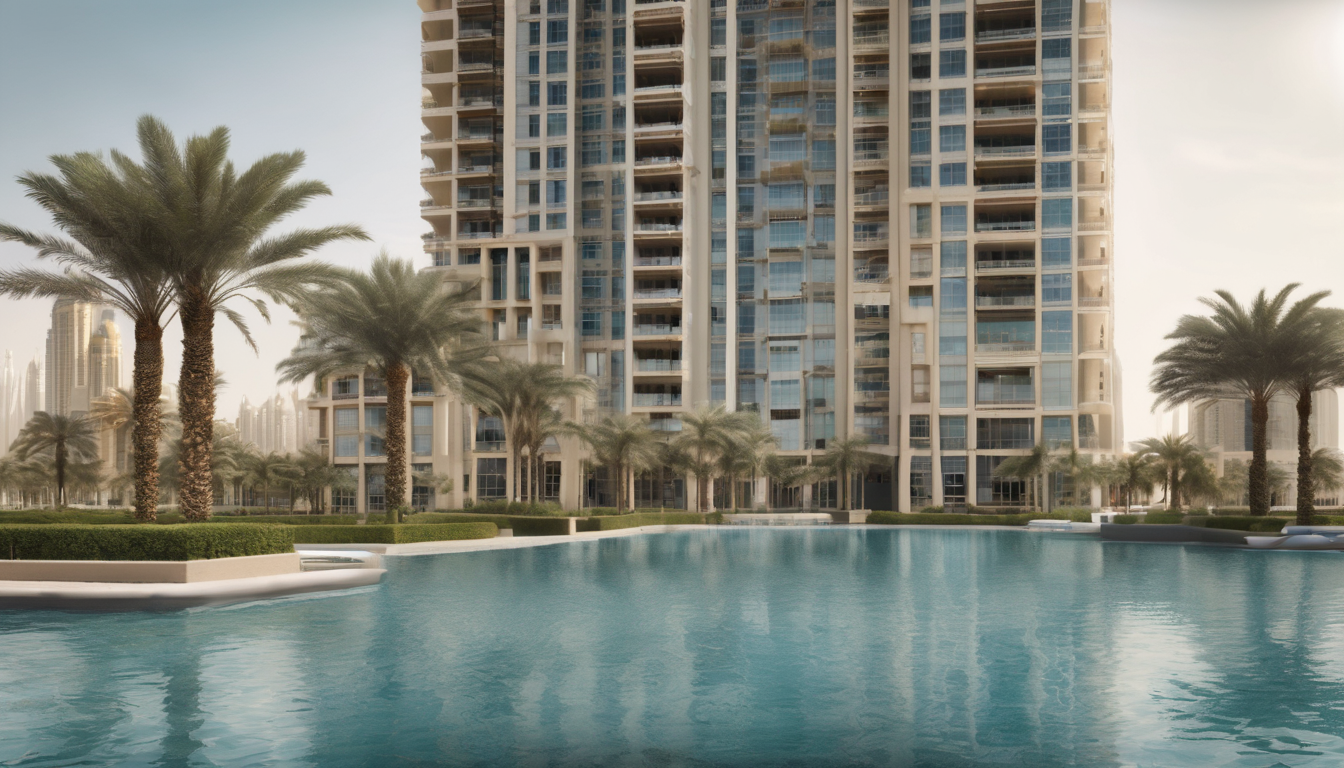 Testing water quality in Dubai residential buildings - professional technician collecting water samples