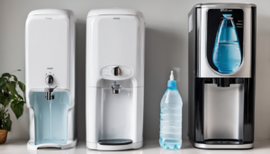 Water dispenser cleaning methods Dubai households use - professional technician demonstrating proper cleaning technique