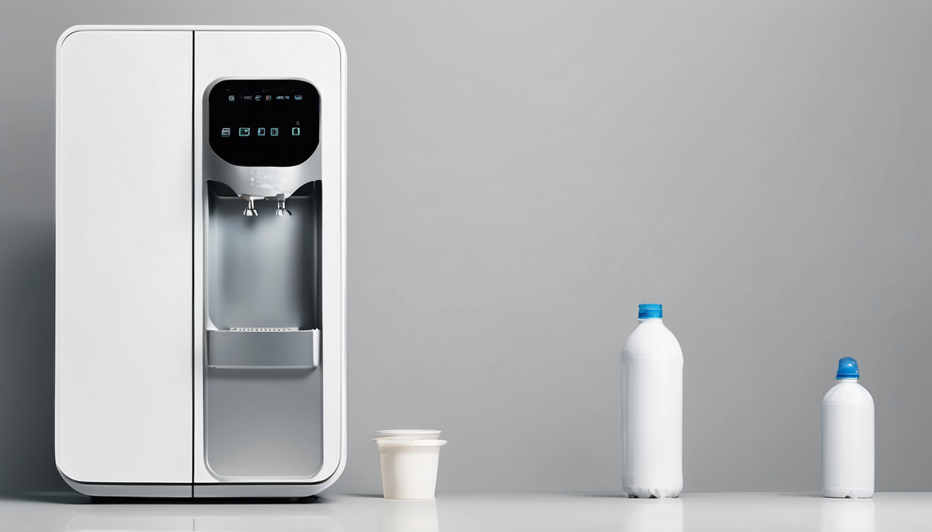 Water dispenser maintenance schedule for Dubai homes - technician cleaning dispenser taps