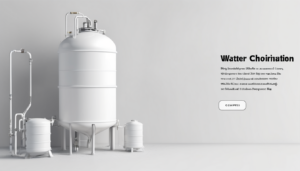 Water Tank Chlorination Process Step by Step - professional technician testing water quality after disinfection