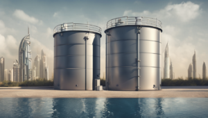 Water tank cleaning costs and service options in Dubai - professional technician performing tank maintenance