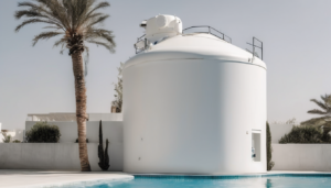 Water Tank Cleaning Costs Dubai Villa Services - professional technician performing tank cleaning