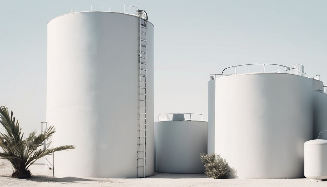 Water Tank Cleaning Frequency for Dubai Apartments - professional technician inspecting apartment building water storage system