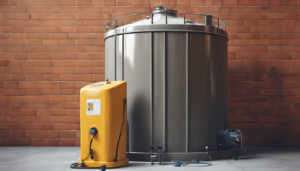 Water Tank Cleaning Process Step by Step Guide - professional technician performing tank inspection