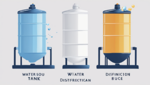 Water Tank Disinfection Chemicals Comparison Guide - professional applying approved disinfectant in Dubai water tank