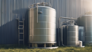 Water Tank Disinfection Methods and Chemicals Explained - professional technician applying disinfectant