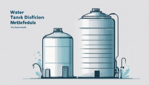 Water Tank Disinfection Methods Dubai Standards - professional technician applying disinfectant