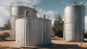 Water Tank Disinfection Methods for Odor Control - professional technician performing tank cleaning