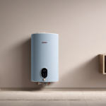 Ariston Electric Water Heater Horizontal BLU R 80 L - horizontal installation in Dubai utility room showing compact design