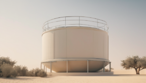 Dubai Municipality Water Tank Cleaning Standards - professional technician inspecting water storage tank