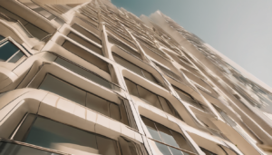 High-Rise Building Facade Cleaning Methods Dubai - professional technicians performing abseiling cleaning on Dubai tower