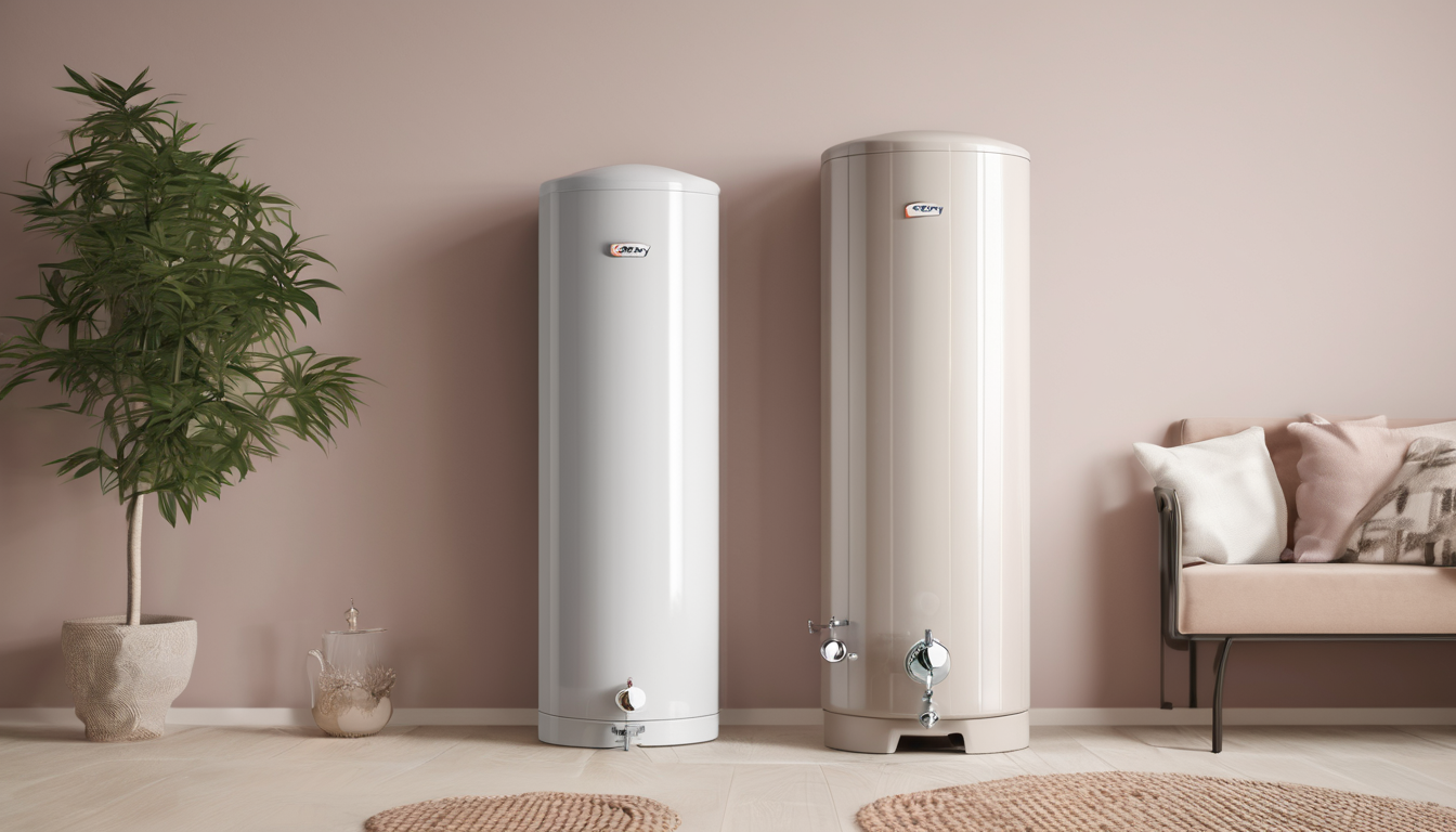 Tesy Hot Water Cylinder 50 - Tesy Hot Water Cylinder (50 Litre) - professional installation in Dubai bathroom utility space