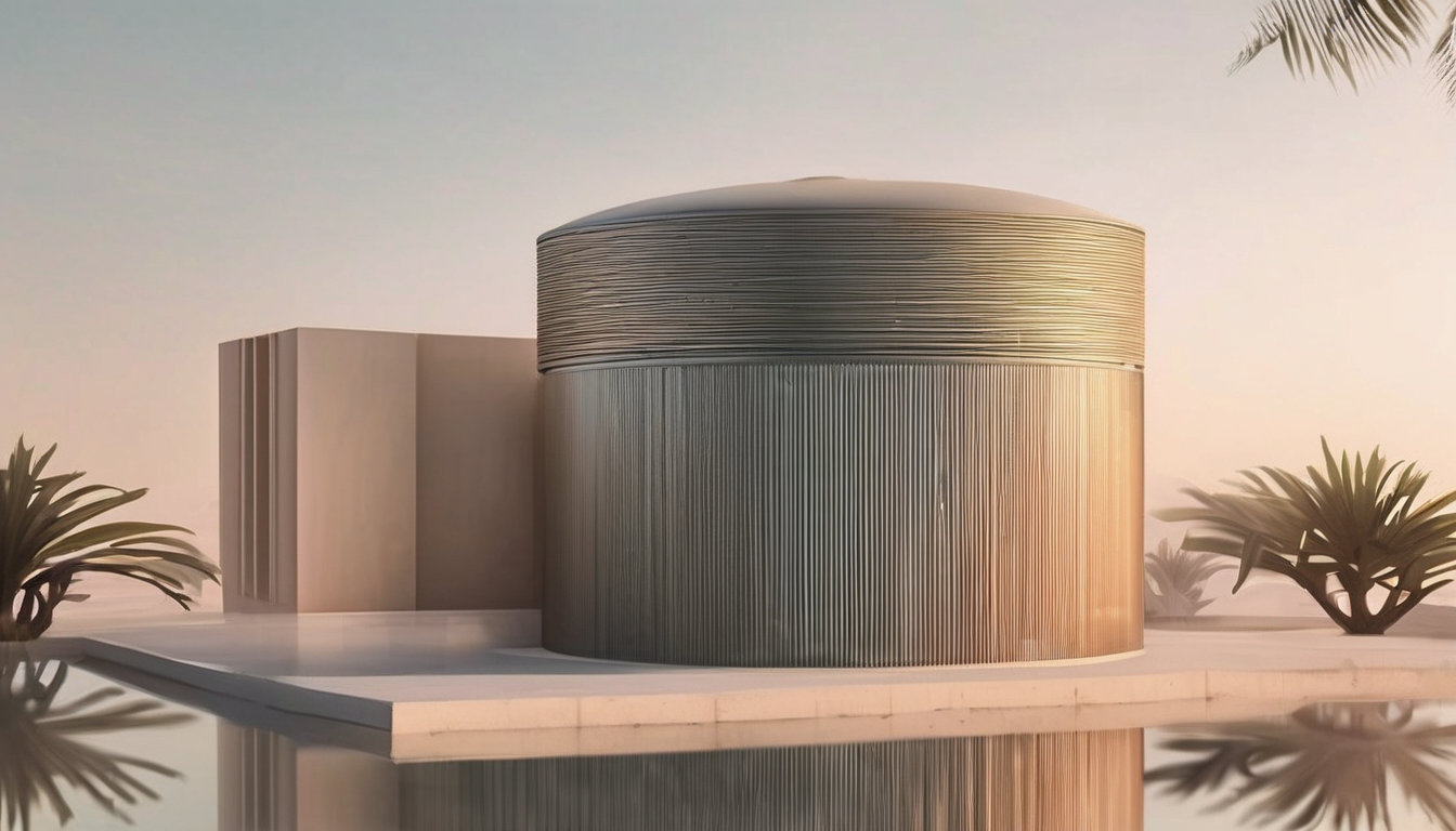 Water Tank Cleaning Cost Factors Dubai - professional technician assessing storage tank condition