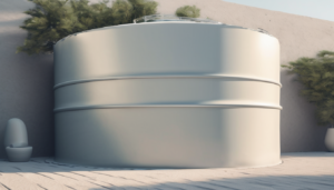 Safe Chemical Usage in Potable Water Tank Cleaning - technician applying approved disinfectant in Dubai water tank