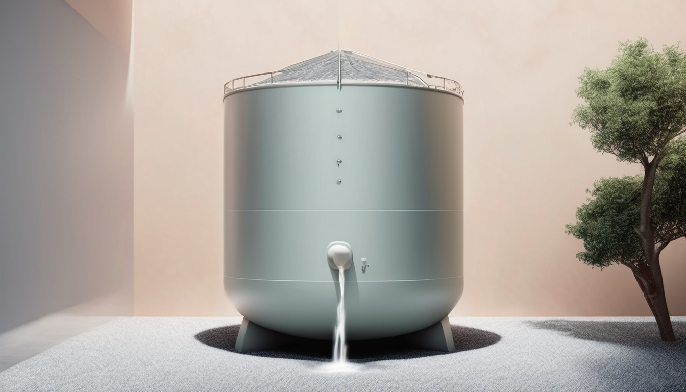 Water tank cleaning frequency for Dubai homes - professional technician inspecting residential water storage tank